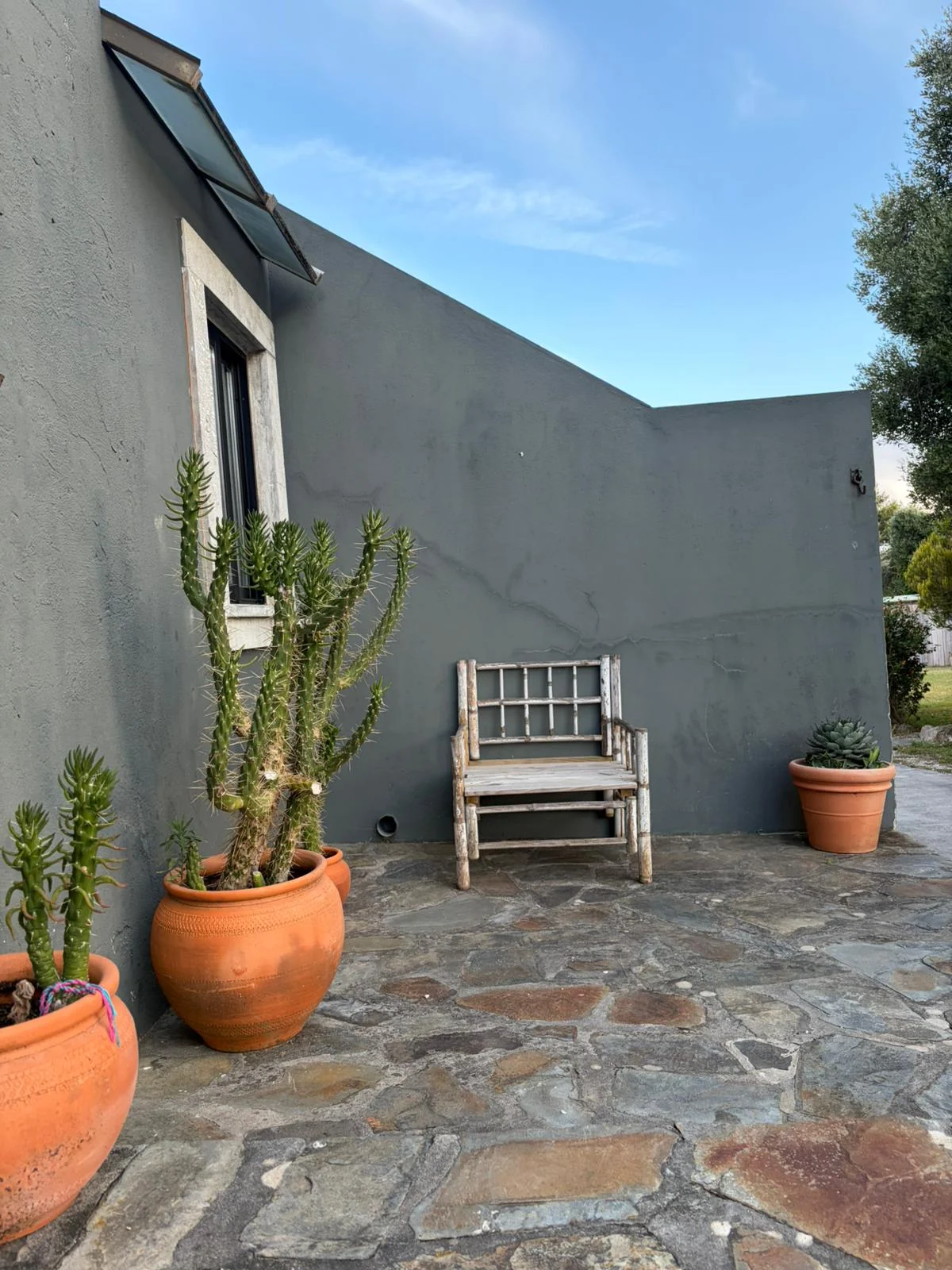 Stone patio