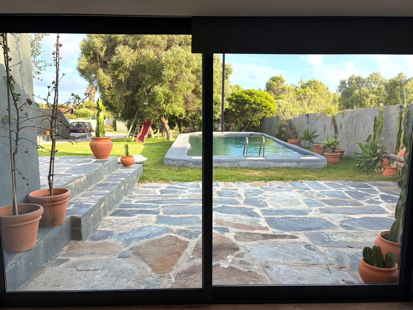 View from additional living room